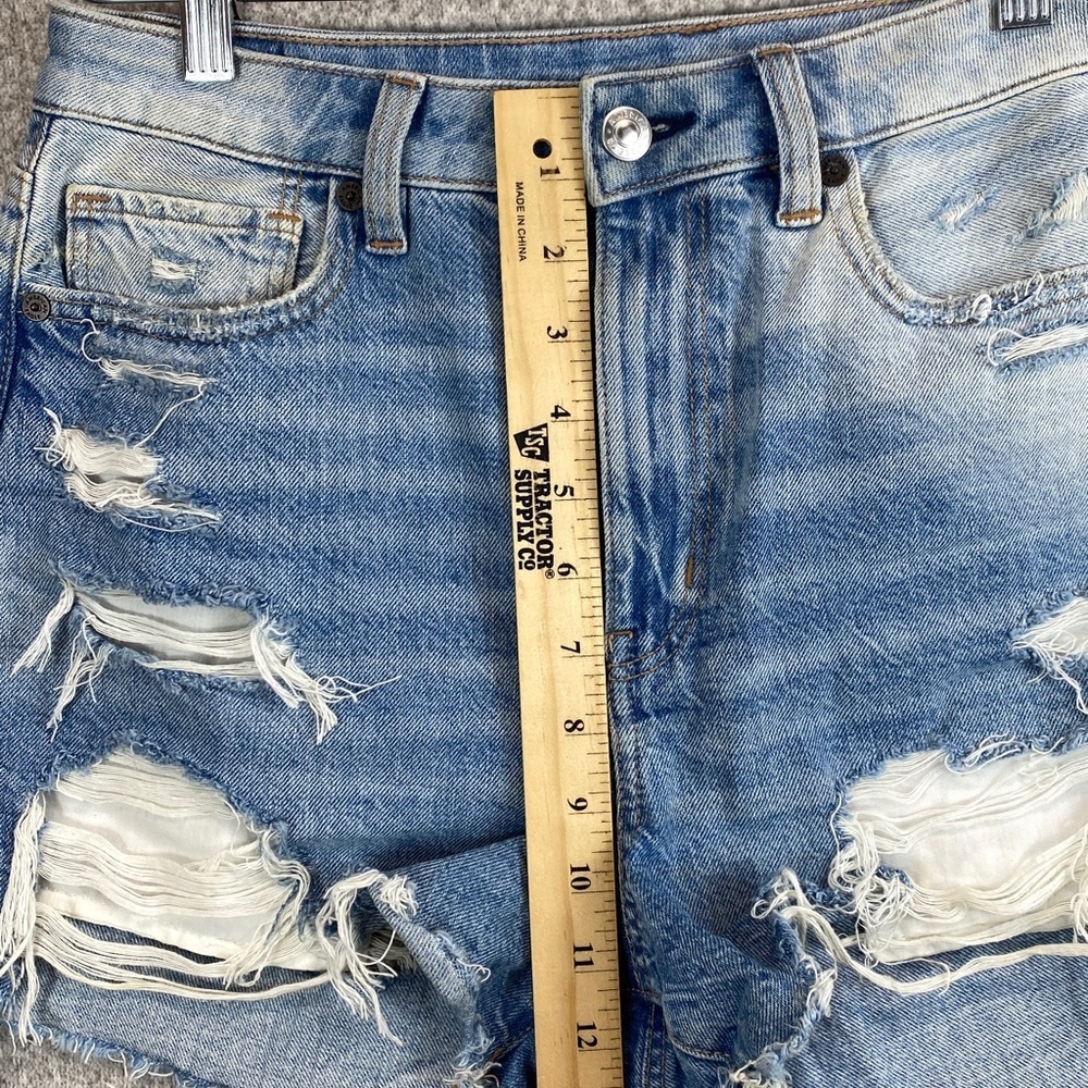 American Eagle mom short distressed high rise size 6 inseam 2” basics casual - Picture 6 of 9